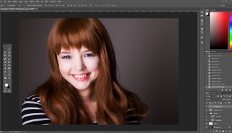 How to Enhance Portraits Using Gray Layers to Dodge and Burn in Photoshop