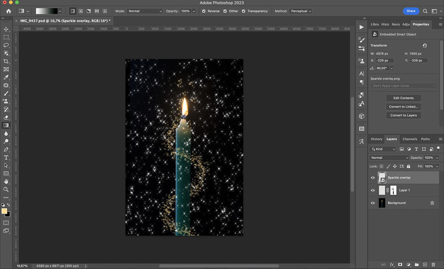 How to create a sparkle effect in Photoshop